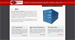 Desktop Screenshot of containertech.com